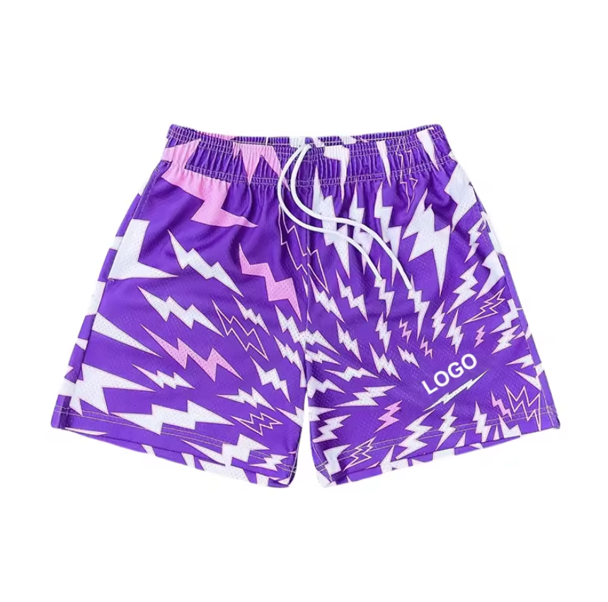 Sublimated Mesh Shorts for Men - Image 4