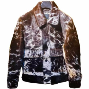 Real Fur Leather Fashion Jacket for Mens